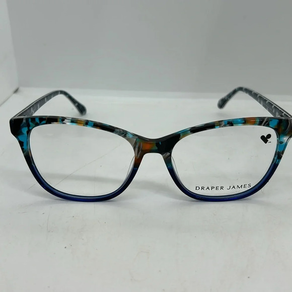 Draper James DJ 5032 Eyeglasses Frames Case. RXable Indigo Tortoise NWT main image 9